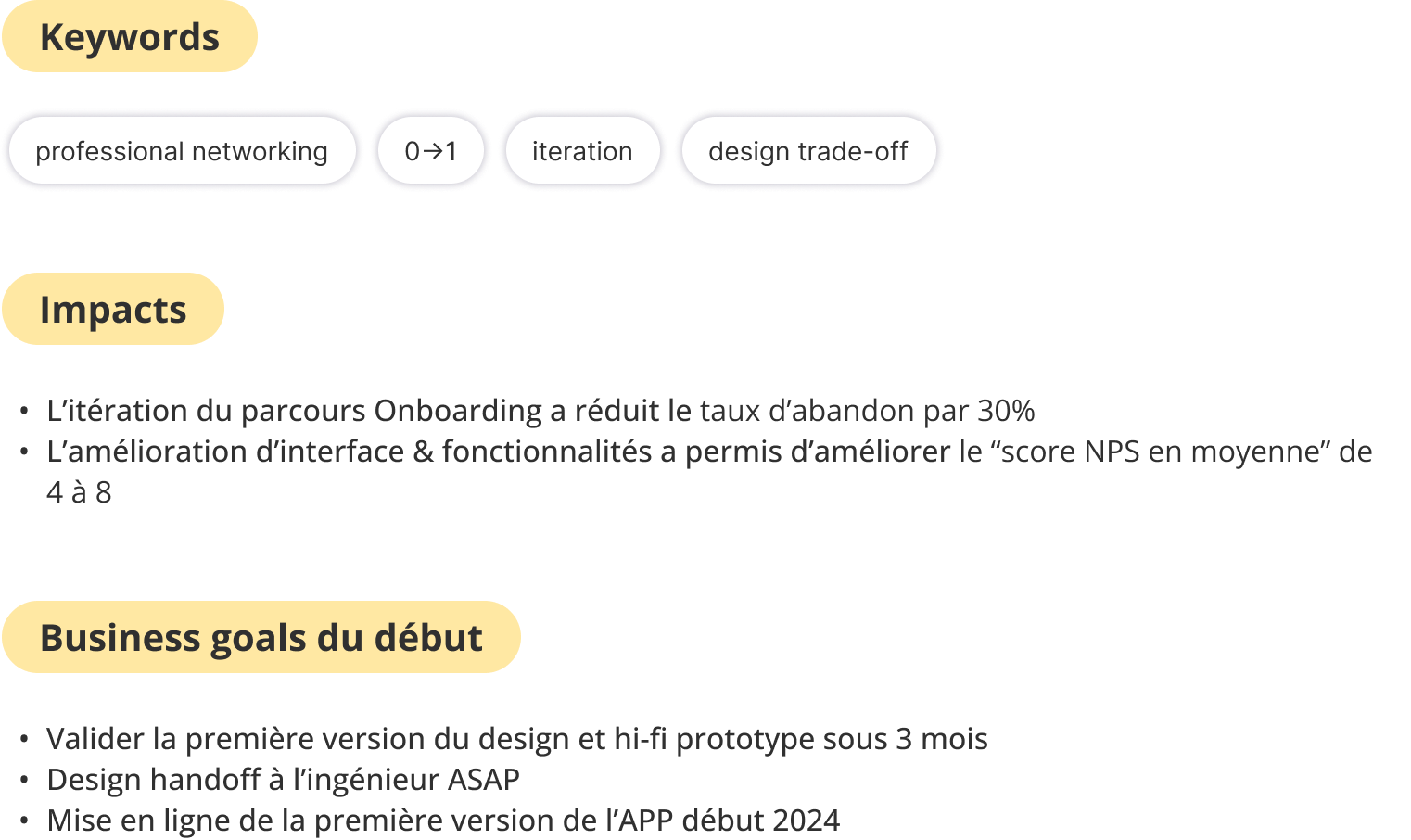 Key info