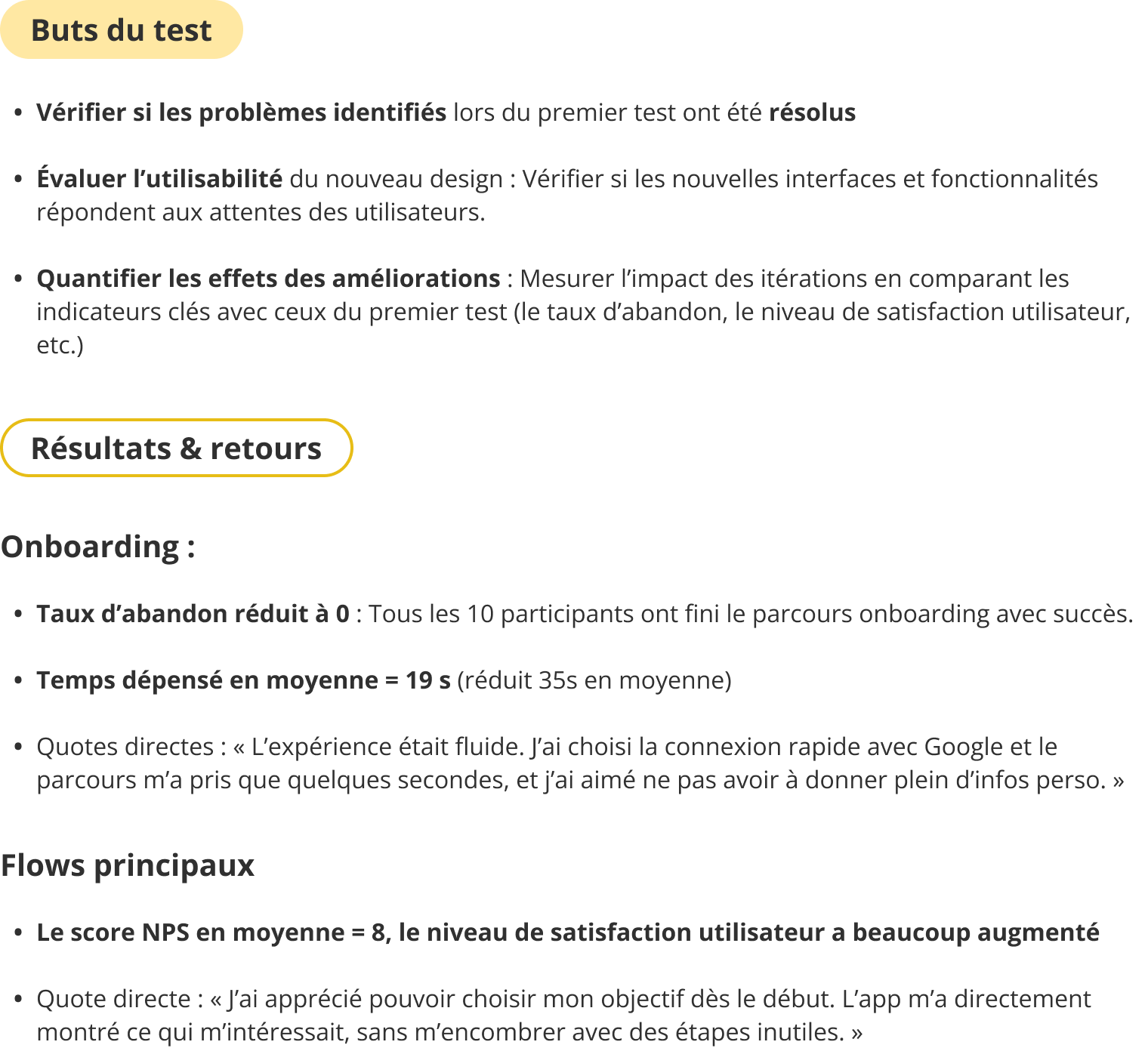 Usability test V2